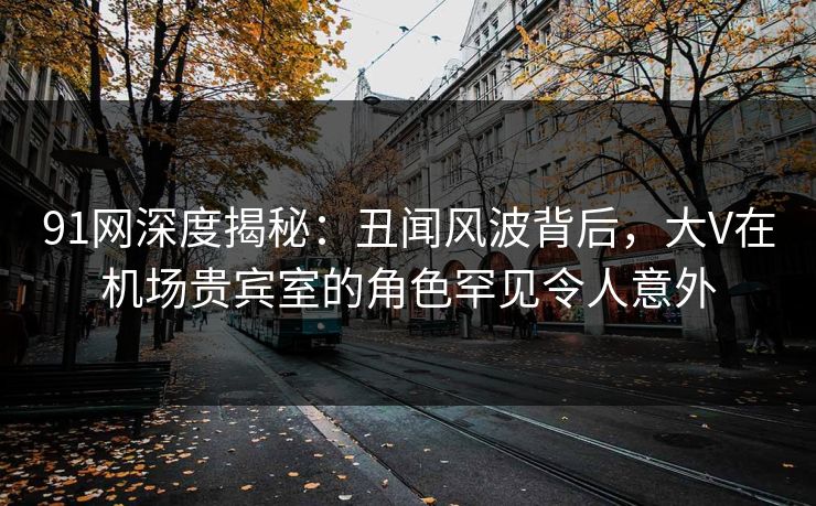 91网深度揭秘：丑闻风波背后，大V在机场贵宾室的角色罕见令人意外